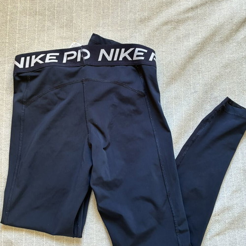 Nike Pro 365 Mid-Rise 7/8 Women's Leggings, Obsidian Blue