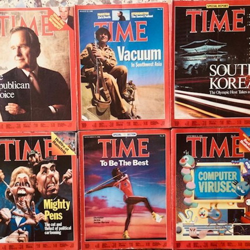 Time magazine like new, 42 issues 1987-1988