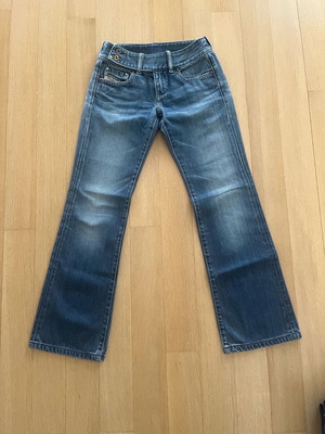 Diesel τζιν μεταχειρισμένο, vintage, μέγεθος XS, μπλε