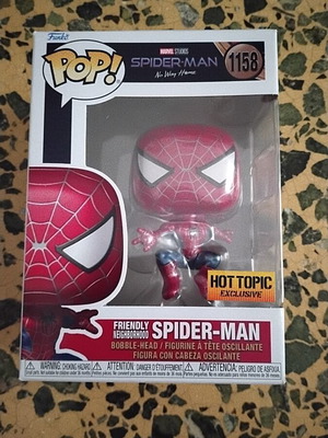 Funko Pop Marvel Friendly Neighborhood Spider-Man 1158 Hot Topic exclusive καινούργιο