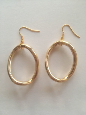 Earrings new gold-colored