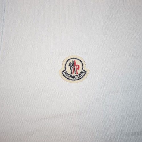 Moncler Polo Shirt Men XL like new, white