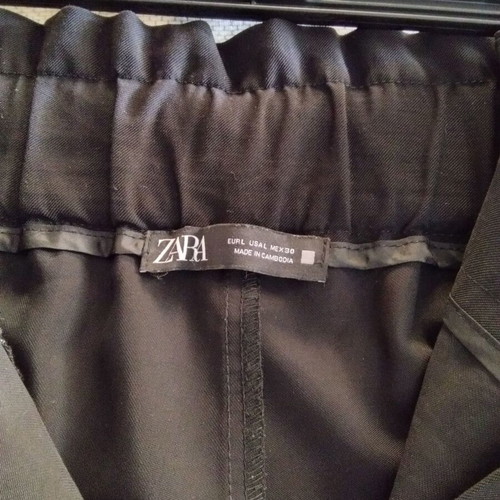 Zara Paperbag Black Pants size L like new