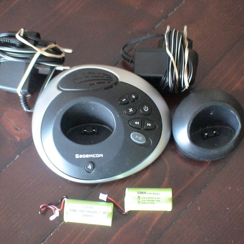 Sagemcom phone bases used, wireless, silver