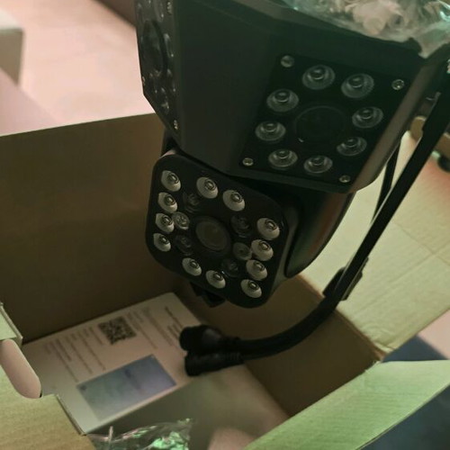 Ip camera new with 3 cameras, 1 360-degree and voice commands