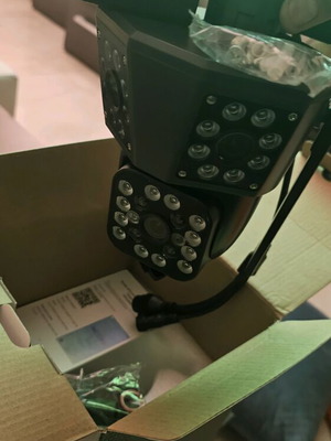 Ip camera new with 3 cameras, 1 360-degree and voice commands
