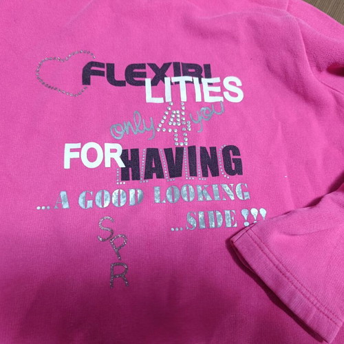 Sprint girls' fuchsia sweatshirt used, size 152 cm, age 12