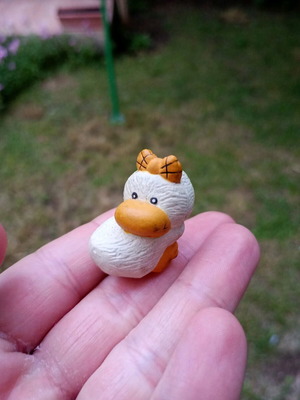 Vintage duck miniature used