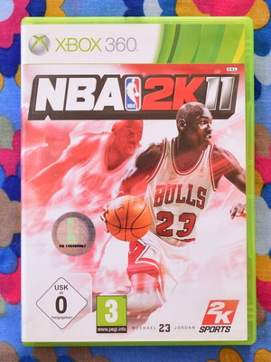 NBA 2K11 Xbox 360 game like new, sports basketball simulation