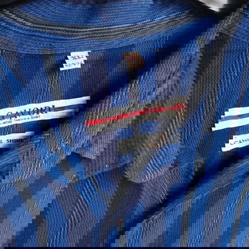 Риза Cavori casual използвана, размер XL, синя