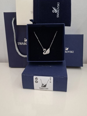 Swarovski κολιέ πάπια με όλα τα έντυπα γνησιότητας