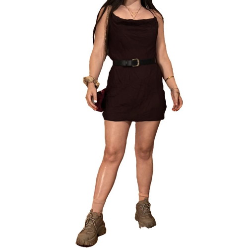 H&M Strap Dress like new, dark purple