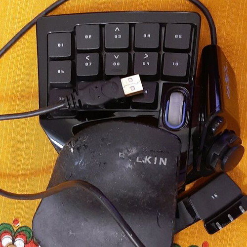 Belkin N 52 TE gamepad used with blue backlight USB