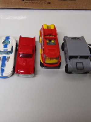 Hot Wheels collection of 6 authentic used cars 1:64 scale
