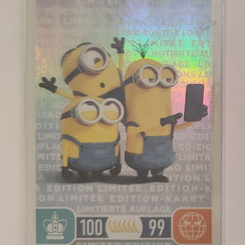 Minions Topps Limited Edition Holo card like new