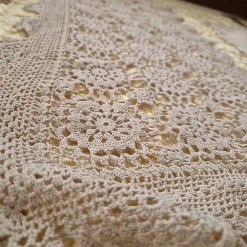 Handmade table linens set of 9 pieces new