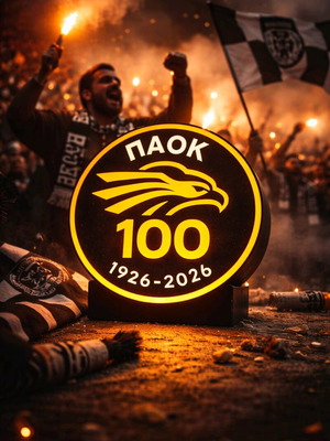 PAOK LED decorative 100 Years Anniversary new