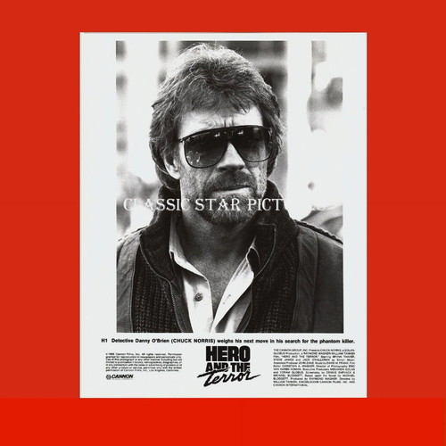 Chuck Norris authentic press photo 1988, like new