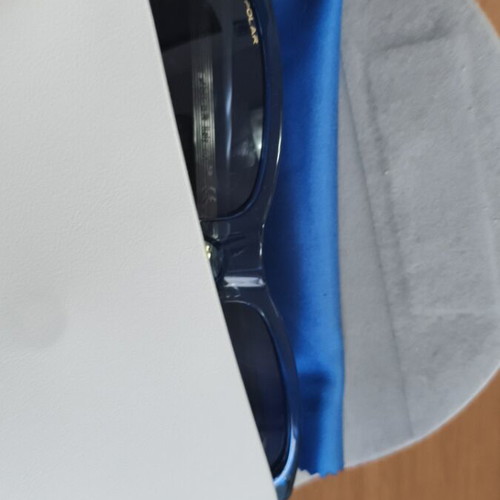 Polar Gold Sunglasses new, gray and blue transparent frame