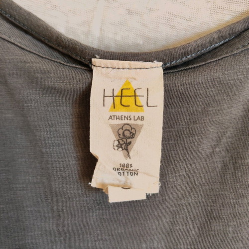 Heel Athens Lab Double Asymmetrical Dress "Cat" - 100% Linen & Organic Cotton - Size S