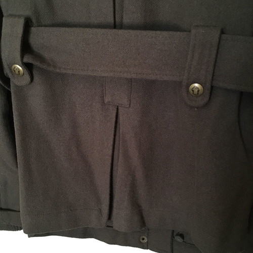 Criminal wool parka used, military style, size L
