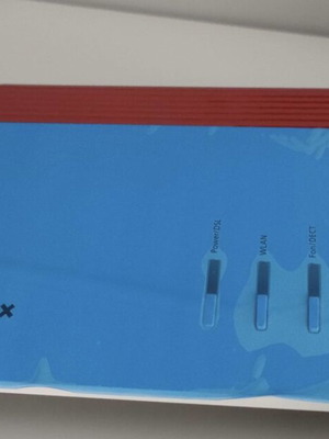 Fritzbox 5530 καινούργιο με καλώδιο οπτικής ίνας και τροφοδοτικό