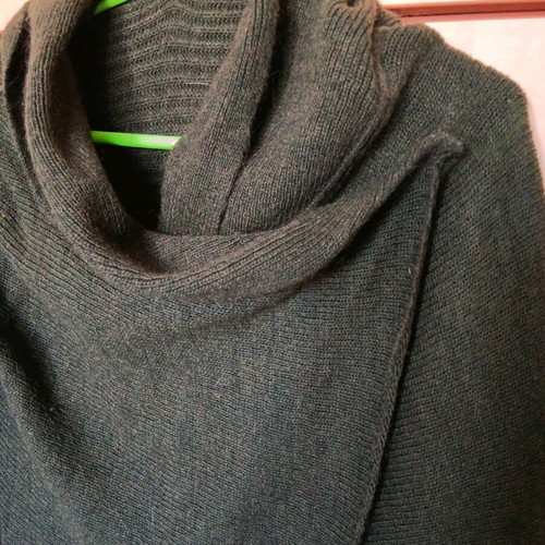 Zara asymmetrical khaki cardigan like new
