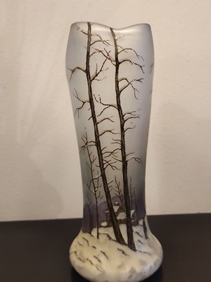 Βάζο Art Nouveau Légras Enamelled σαν καινούργιο