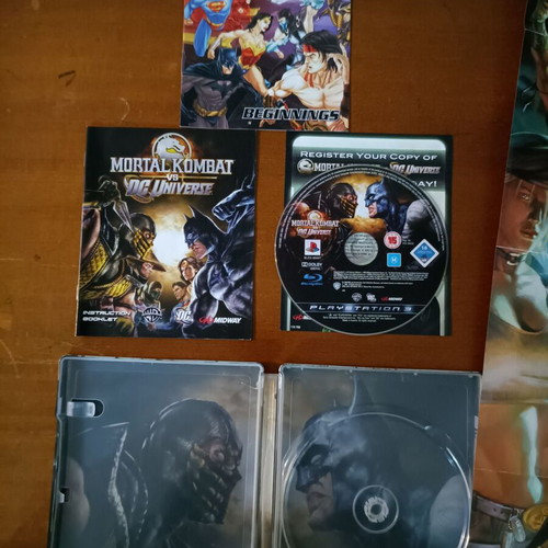 Mortal Kombat vs DC Universe Steelbook used for PlayStation 3