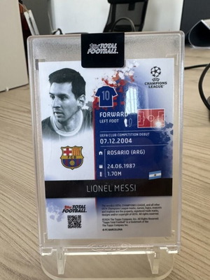 Κάρτα συλλεκτική Lionel Messi Barcelona καινούργια, περιορισμένη 25