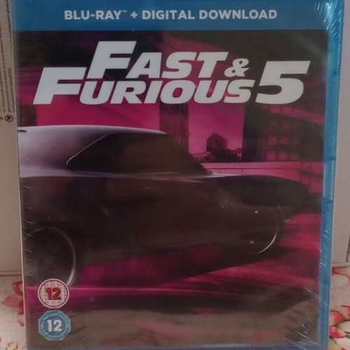 Blu-ray Fast and Furious 5 new without Greek subtitles