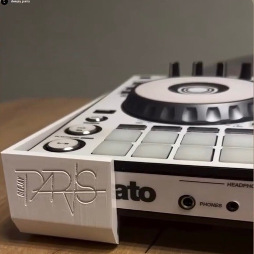 Riser for DJ consoles and controllers, new, customizable logo