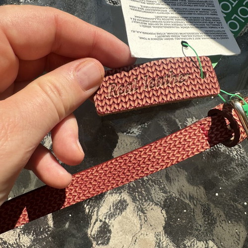 Benetton adjustable red belt, 110 cm