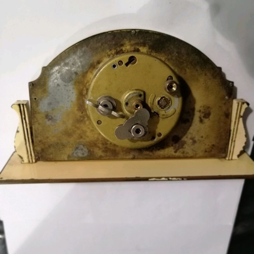 Vintage alarm clocks used, set of 2, analog tabletop