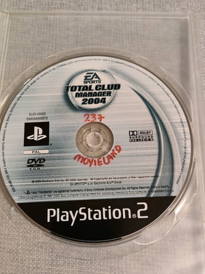 Total Club Manager 2004 PS2 μεταχειρισμένο σε πολύ καλή κατάσταση