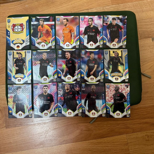Bayer Leverkusen football stickers new, almost complete team