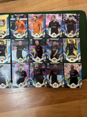 Bayer Leverkusen football stickers new, almost complete team