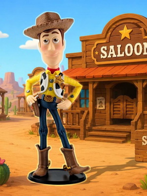 Woody 3D Printed Collectible Figure from Toy Story new
