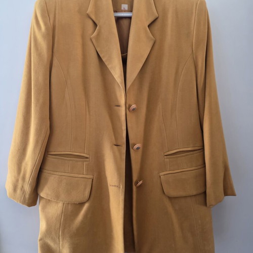 Vintage women's tailored set mustard color like new
