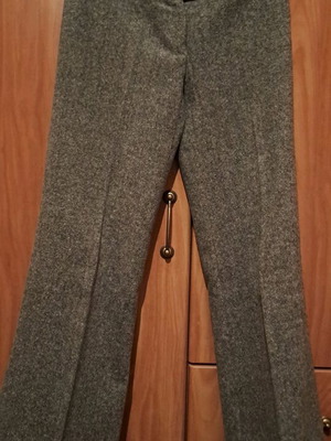 On Line fabric pants gray like new, size XXS