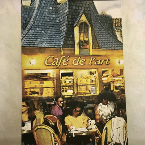 Cafe de l'art CD used with worn packaging
