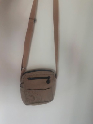 Unisex shoulder bag like new, beige