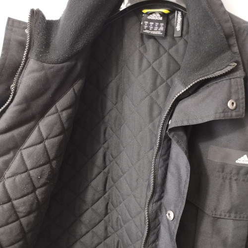 Adidas men's jacket black like new, very warm