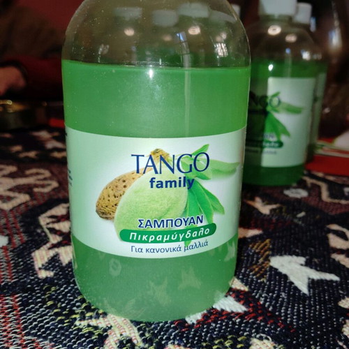 Tango Family shampoo with bitter almond scent, pack of 7, 400 ml new