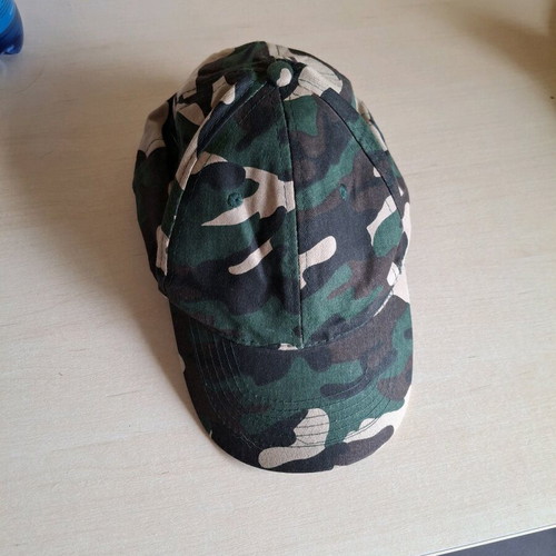 Camouflage hat like new, multicolor, size 59