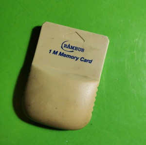 Rambus 1M Memory Card Playstation 1