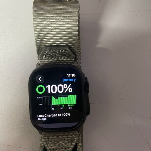 Apple Watch Ultra 3 Titanium 49mm like new, waterproof with eSIM and heart rate monitor