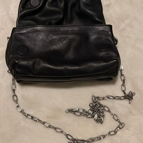 Zadig Voltaire Rockyssime XS black leather handbag like new