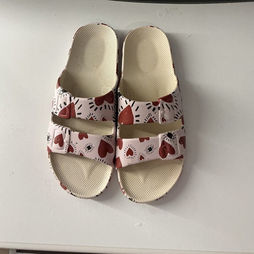 Moses flip flops like new, size 37/38, red and pink