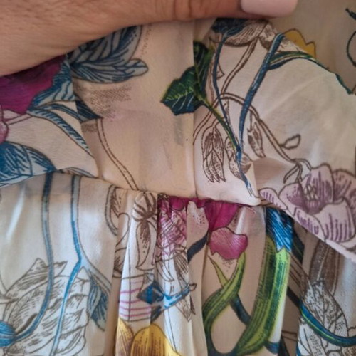 H&M summer dress tied at the neck like new, multicolor, size M